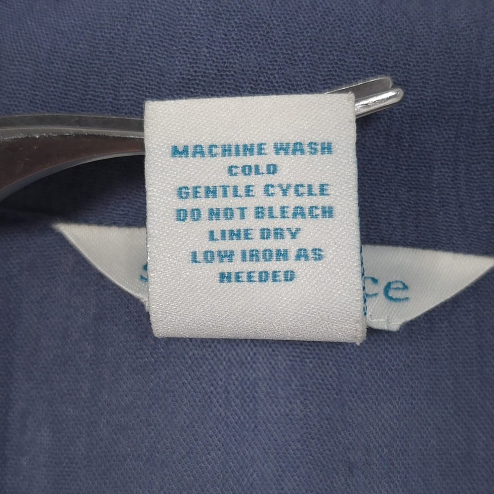 SUNDANCE Women's Midi Dress MEDIUM Embroidered Tie Waist 100% Cotton - Picture 9 of 9